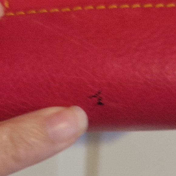 Authentic Dooney & Bourke Lrg Tote Pink Fuchsia Smooth Leather Handbag - Picture 13 of 13